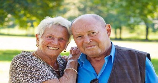 blog picture of elderly couple posing for picture