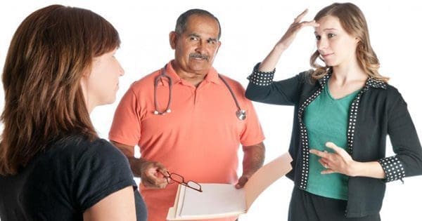 blog picture of doctor talking with patients