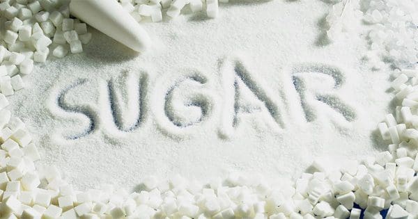blog picture of sugar with the word sugar spelled into it