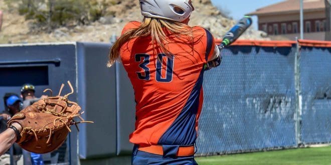 blog picture of college softball player