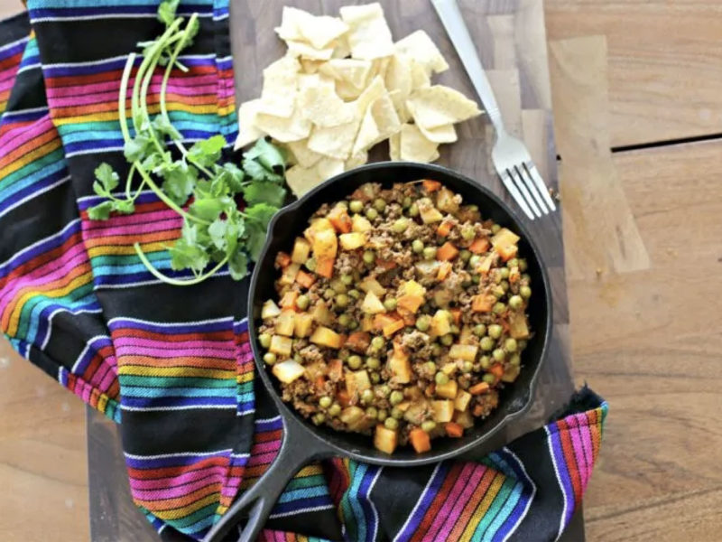 Meatless Picadillo
