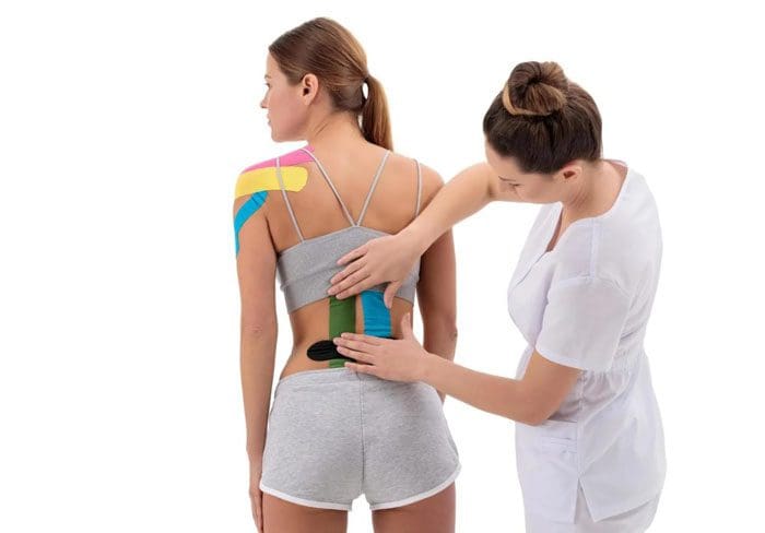 Kinesiology, Kinesio, KT, Elastic Tape For Back Pain